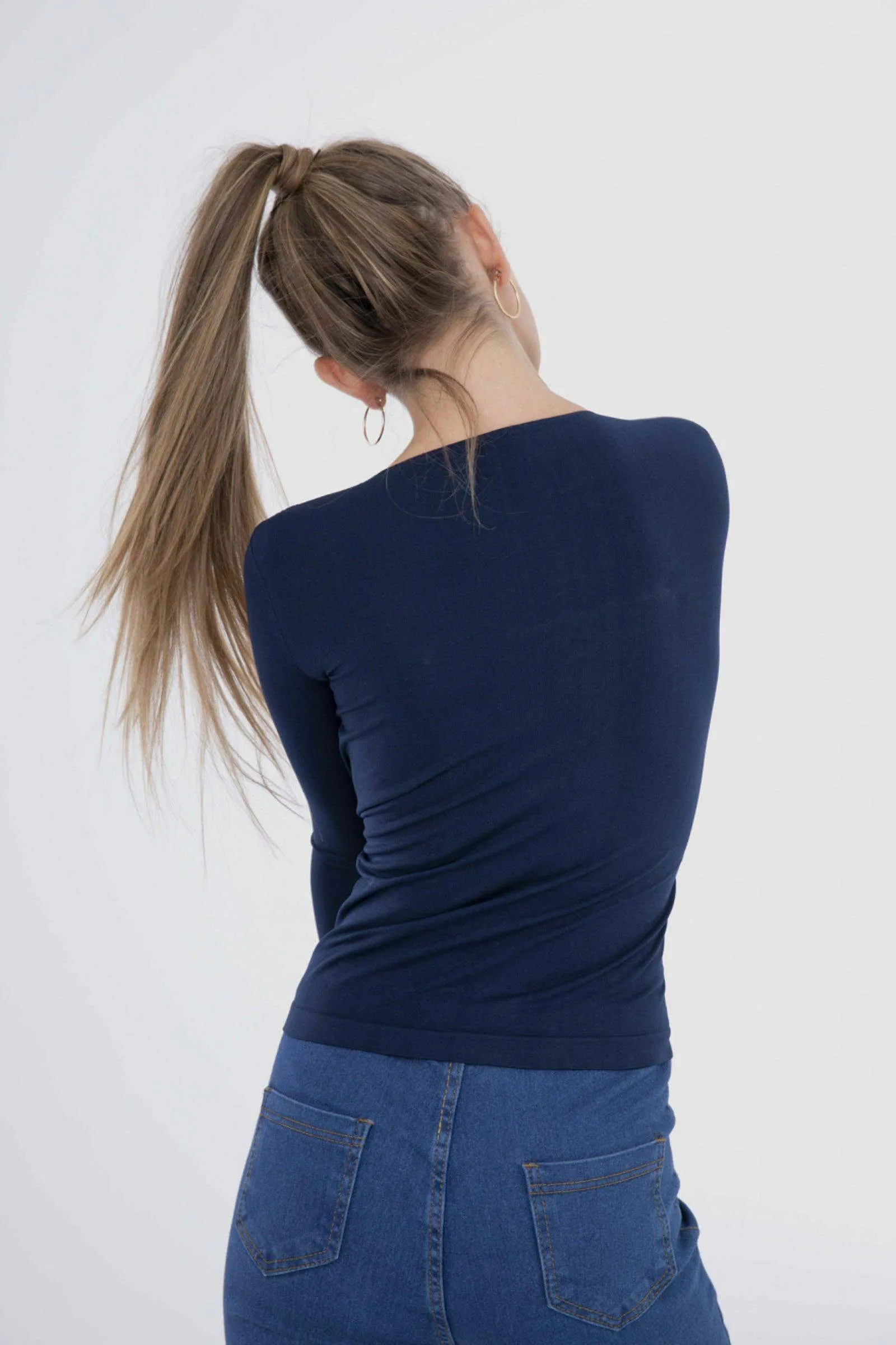 Microfiber Long Sleeves Top