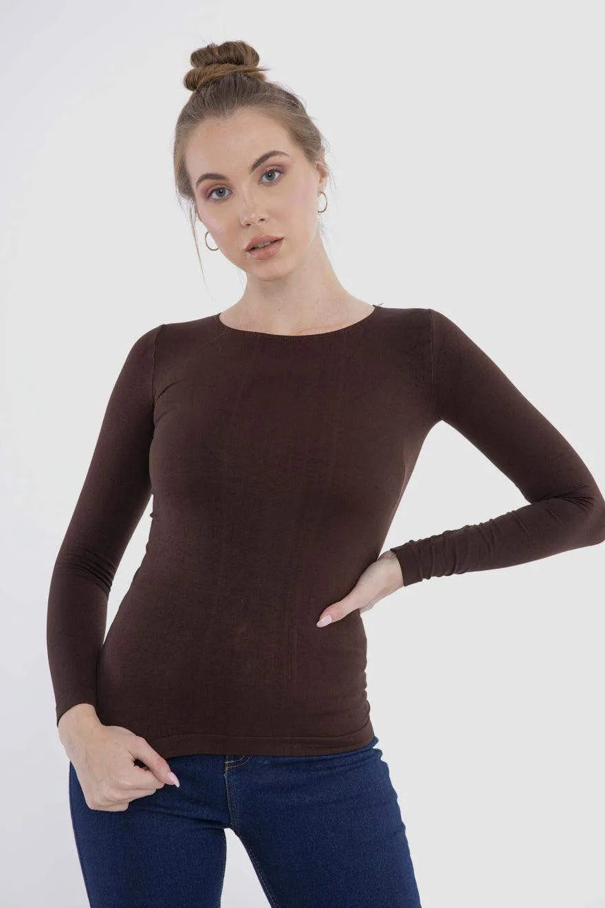 Microfiber Long Sleeves Top