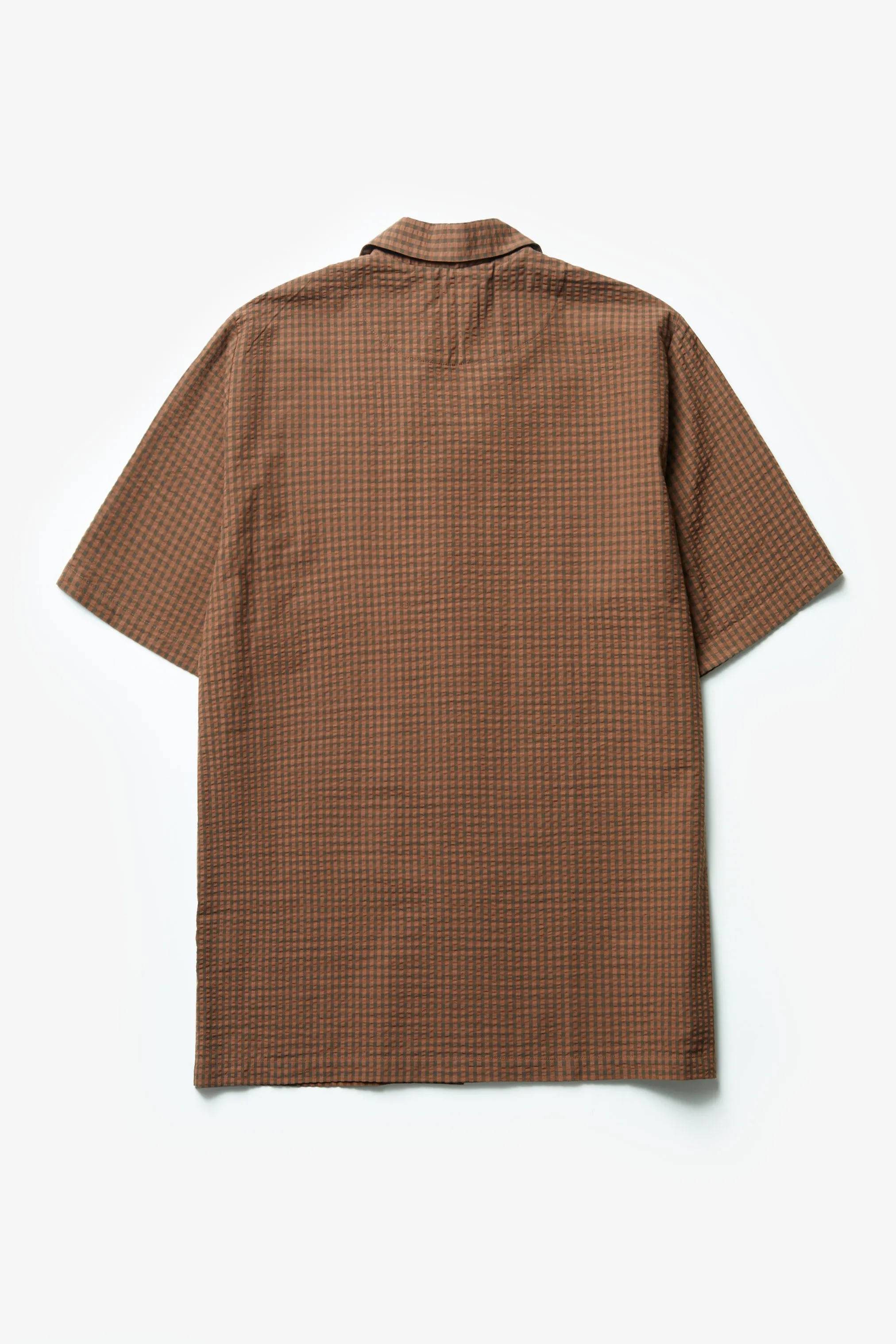 Mirari Gingham Shirt Brown Gingham