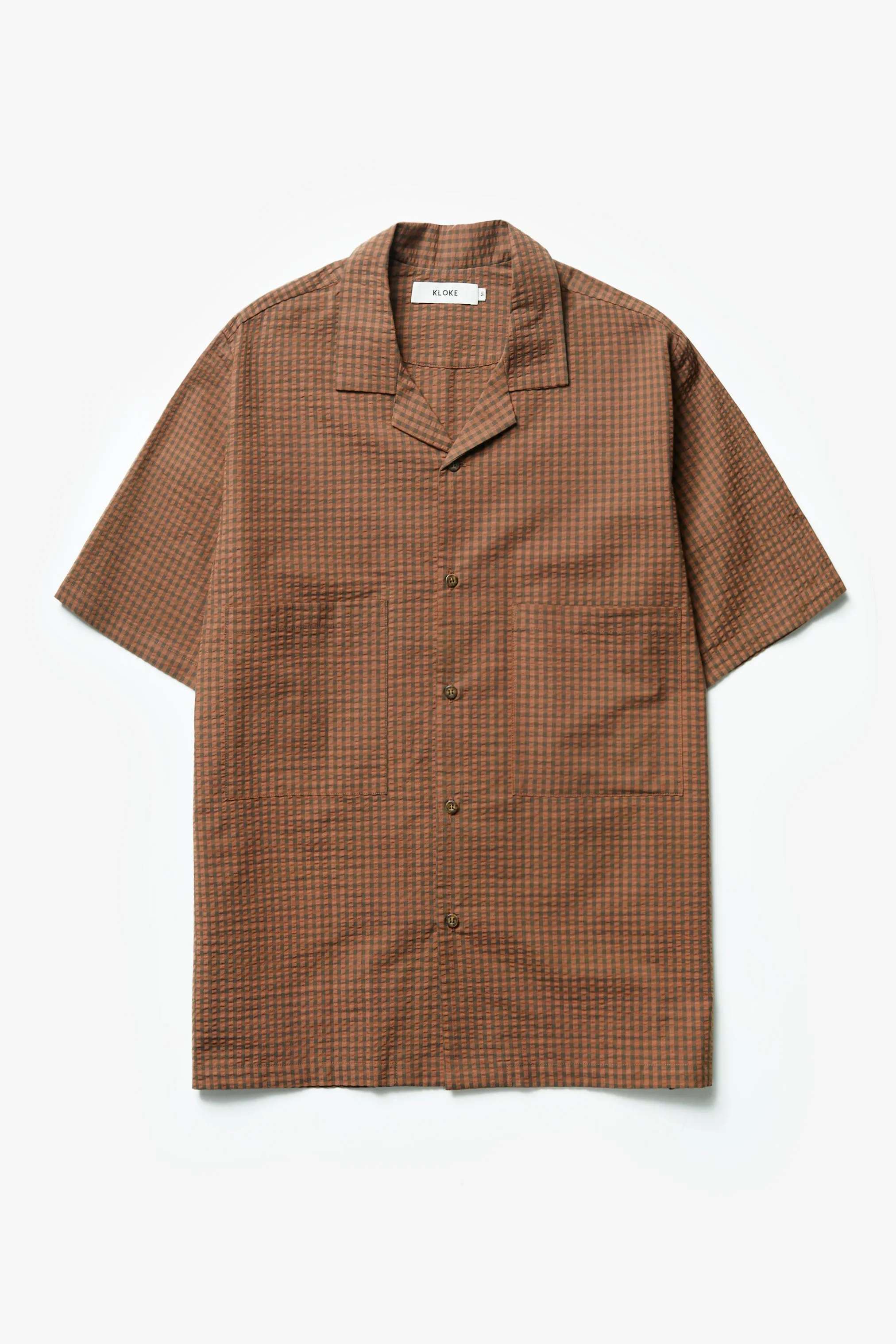 Mirari Gingham Shirt Brown Gingham