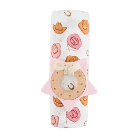 Mud Pie Western Cowgirl Swaddle