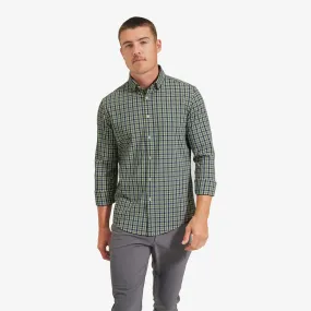 Navy Green Check