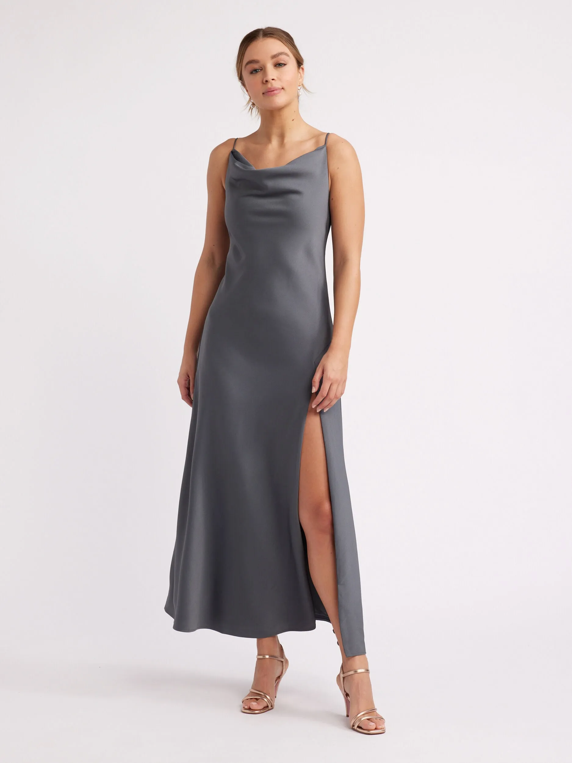 New York Cowl Neck Dress