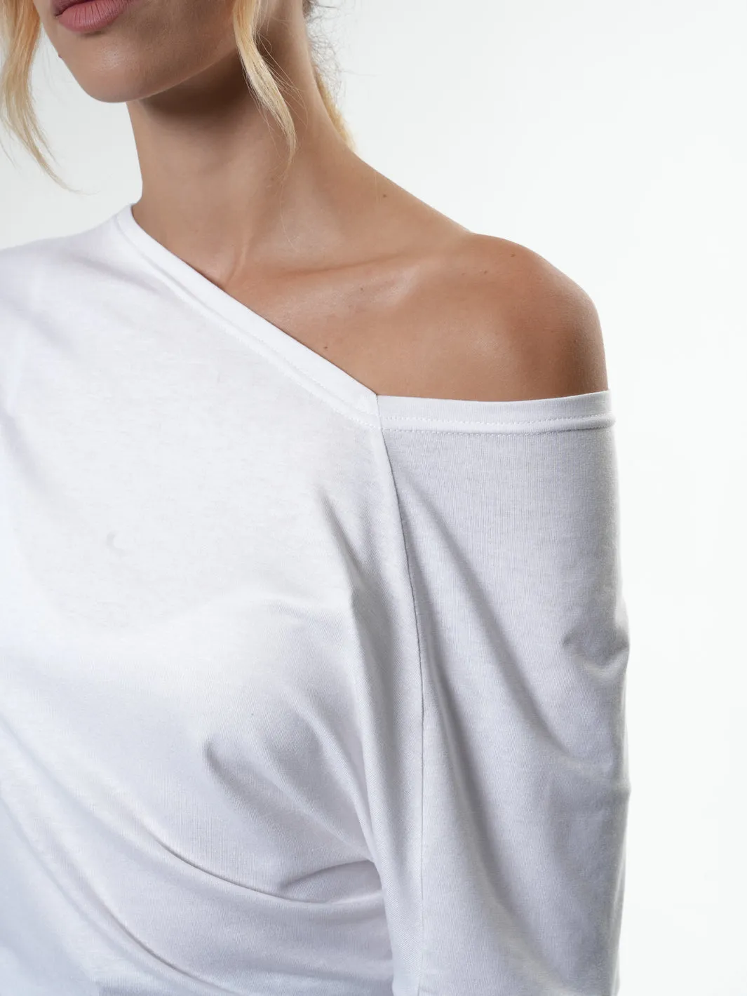 Off the Shoulder Asymmetrical Top