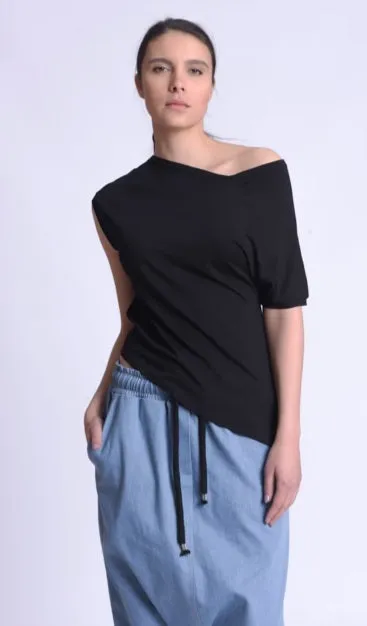 Off the Shoulder Asymmetrical Top