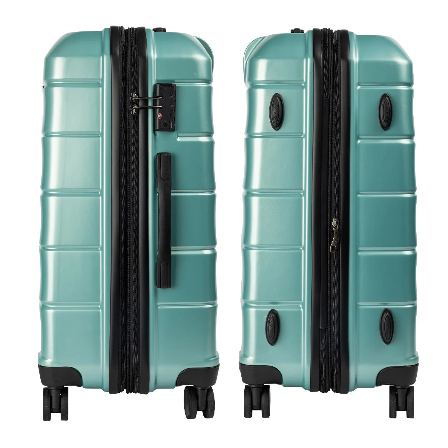 Olympus 3PC Artemis Luggage Set Hard Shell  ABS PC - Electric Teal