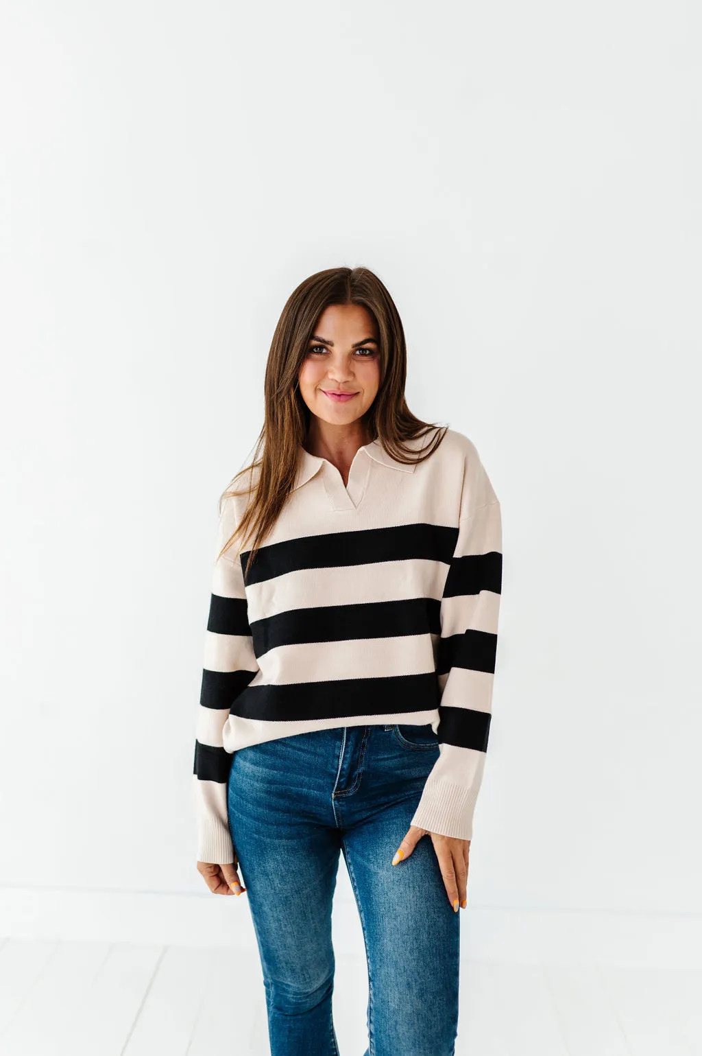 Oxford Collared Sweater