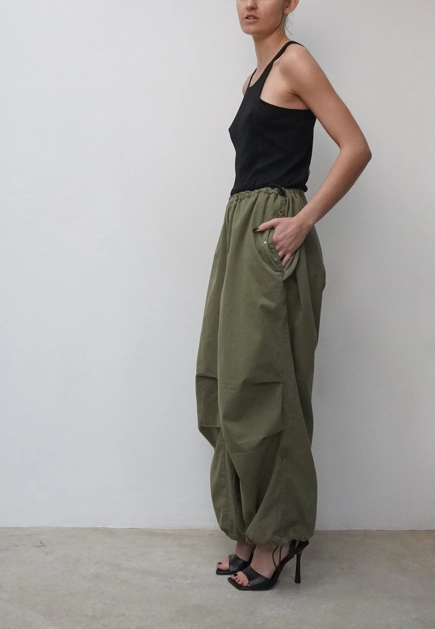 PARACHUTE PANTS KHAKI