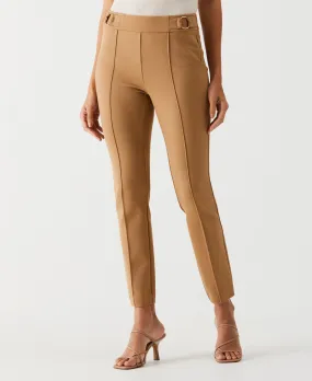 Petite Slim Leg Ankle Pant with Hardware