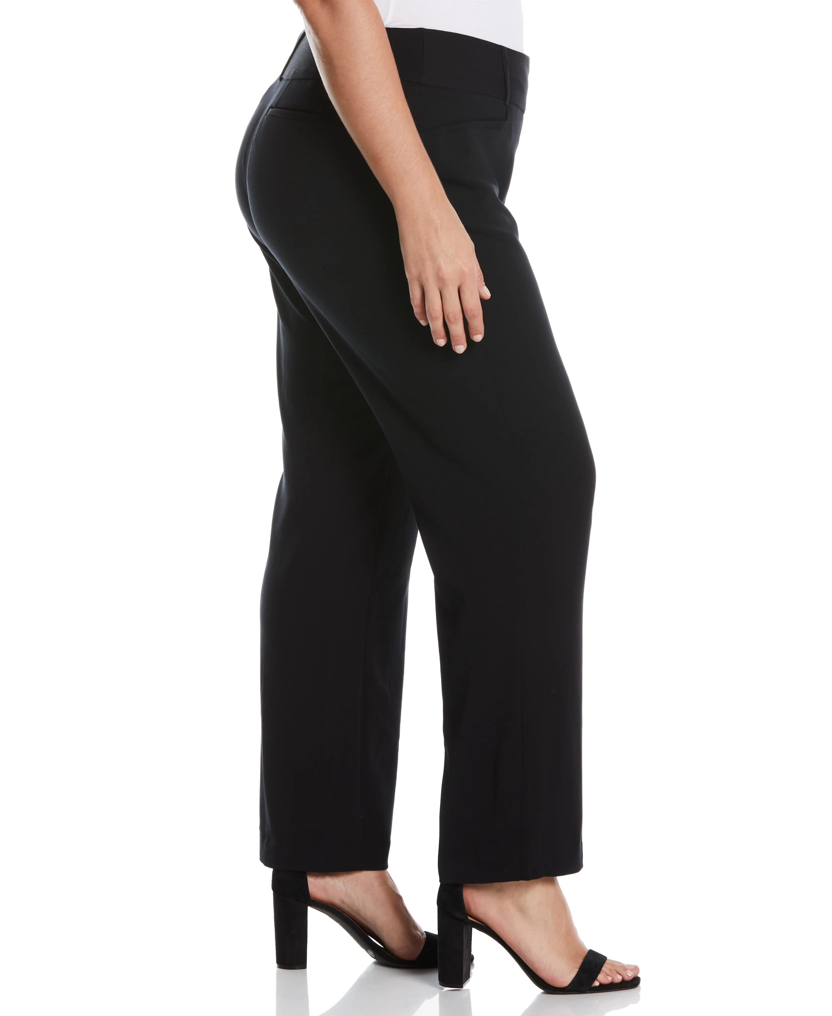 Plus Size Curvy Fit Boot Cut Pant - Curvy Fit