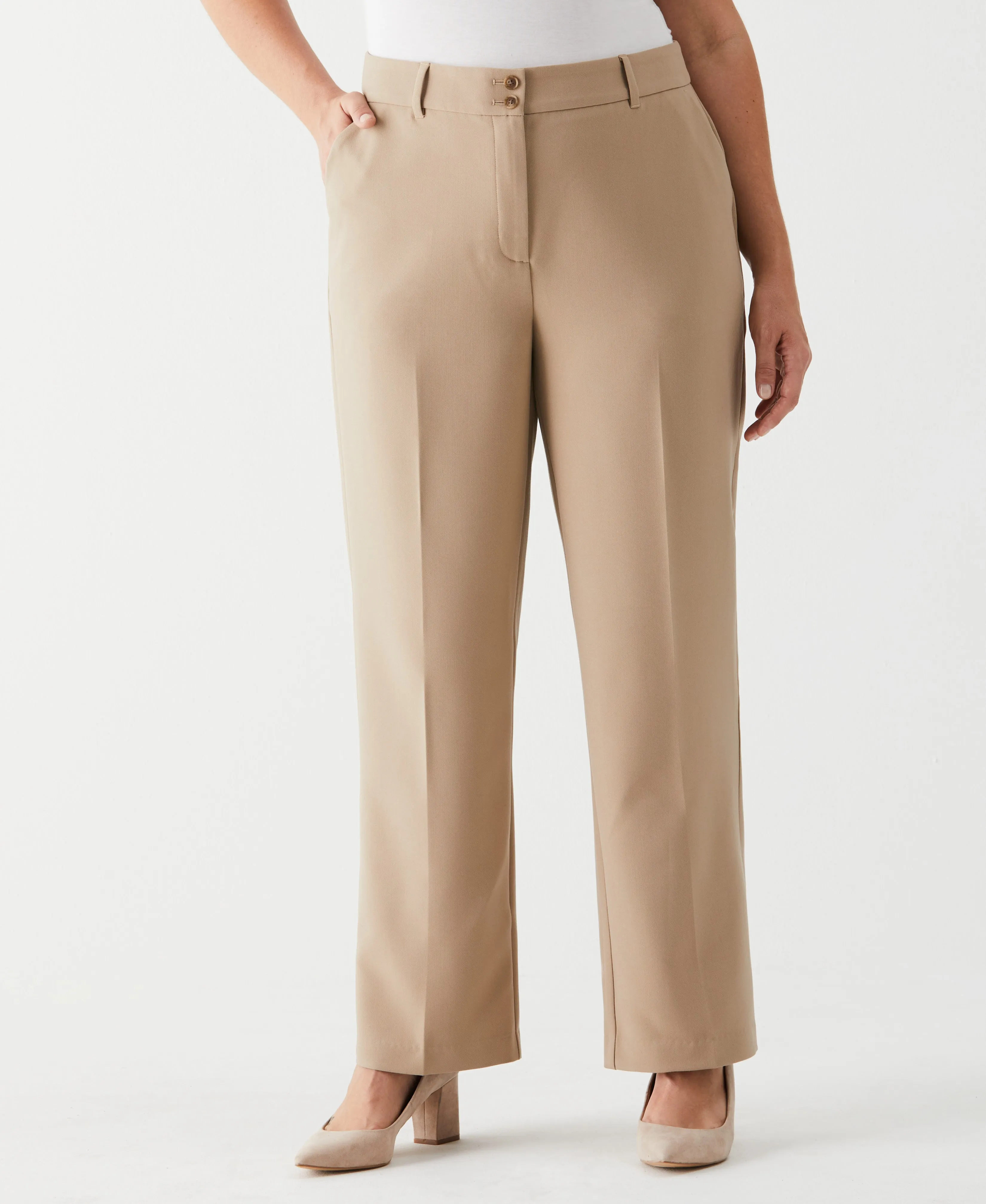 Plus Size Straight Leg Pant