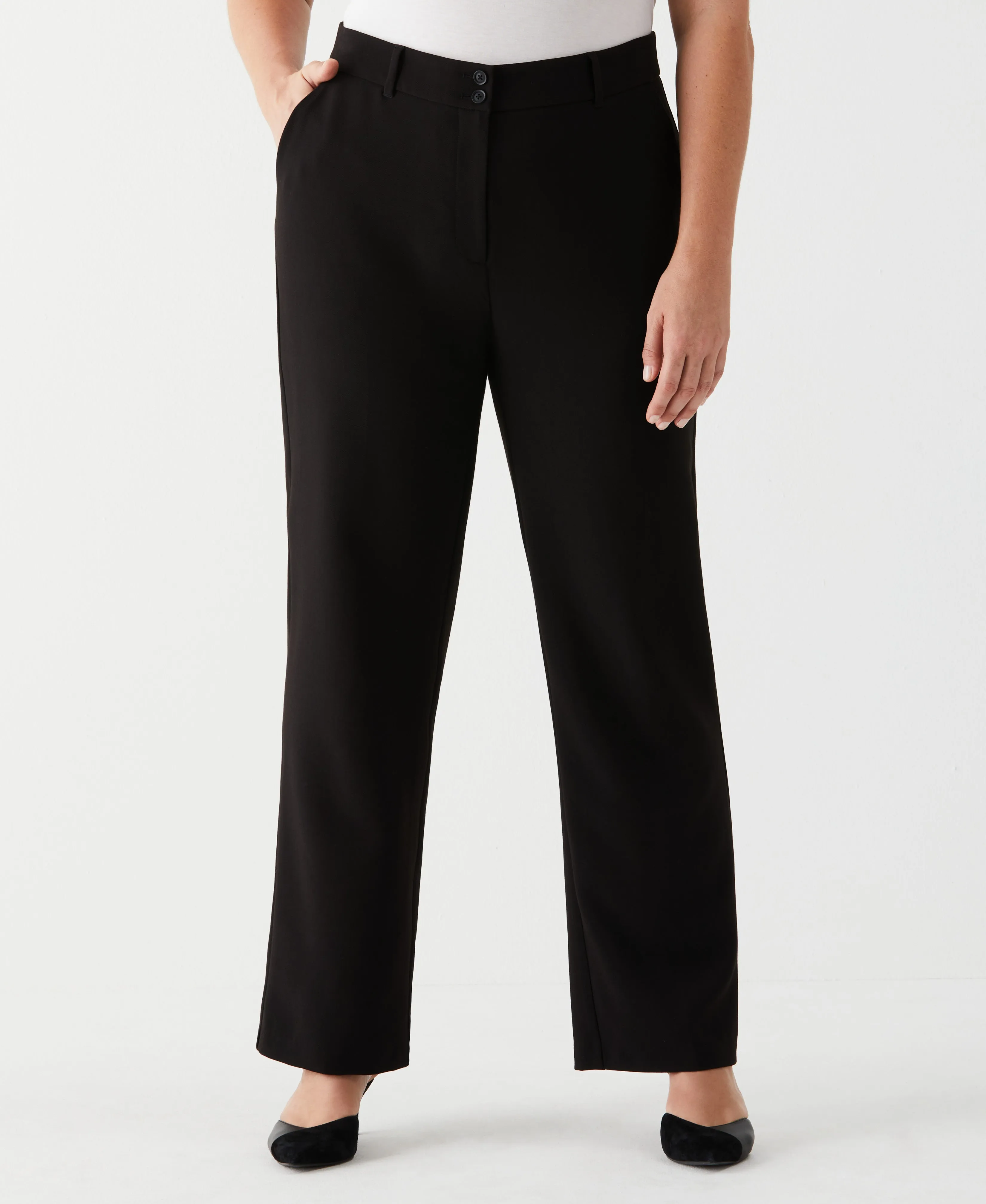 Plus Size Straight Leg Pant