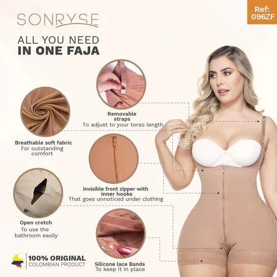 Postsurgical Compression Garment & Daily Use Open bust Butt lifting effect Fajas Sonryse 096ZF