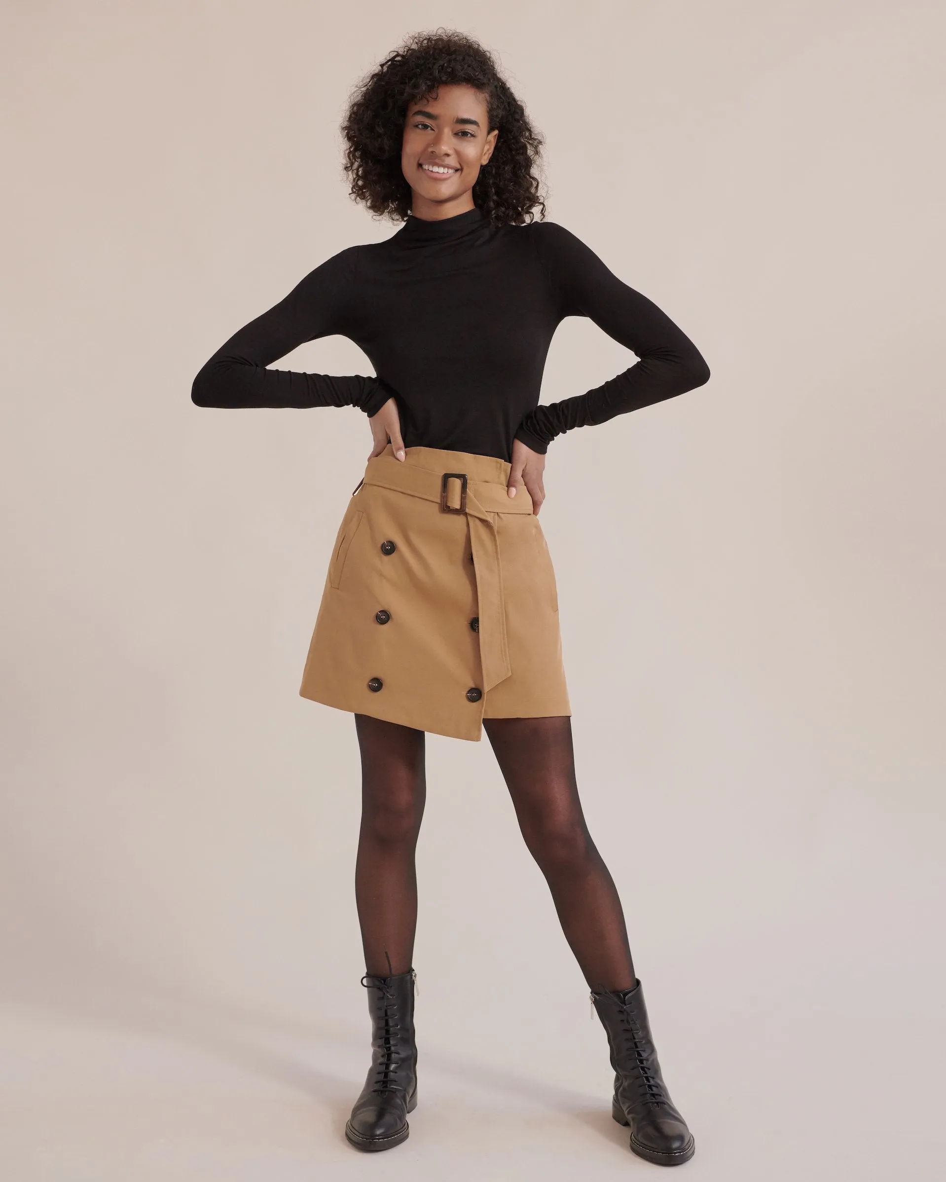 Rowena Trench Mini Skirt