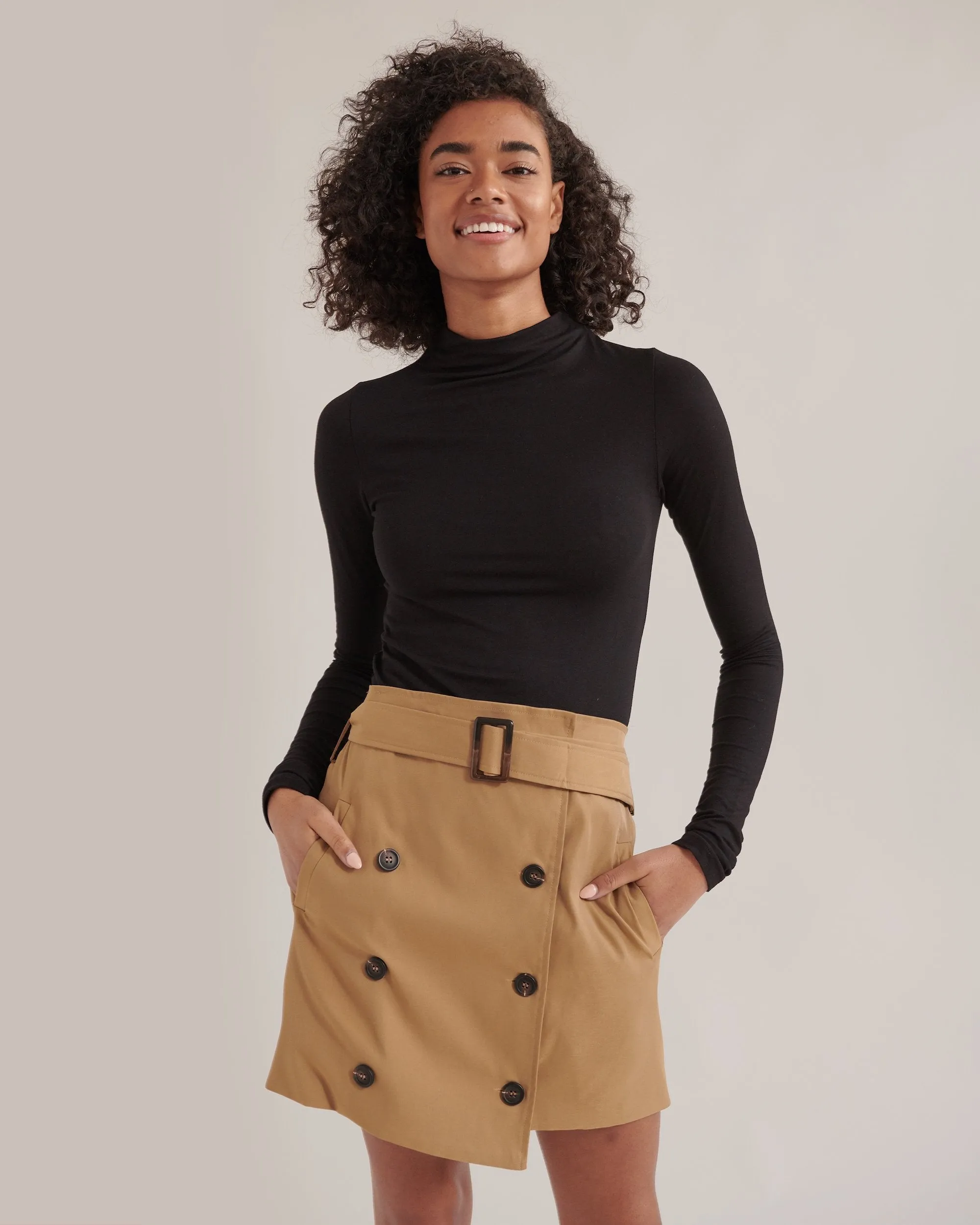 Rowena Trench Mini Skirt