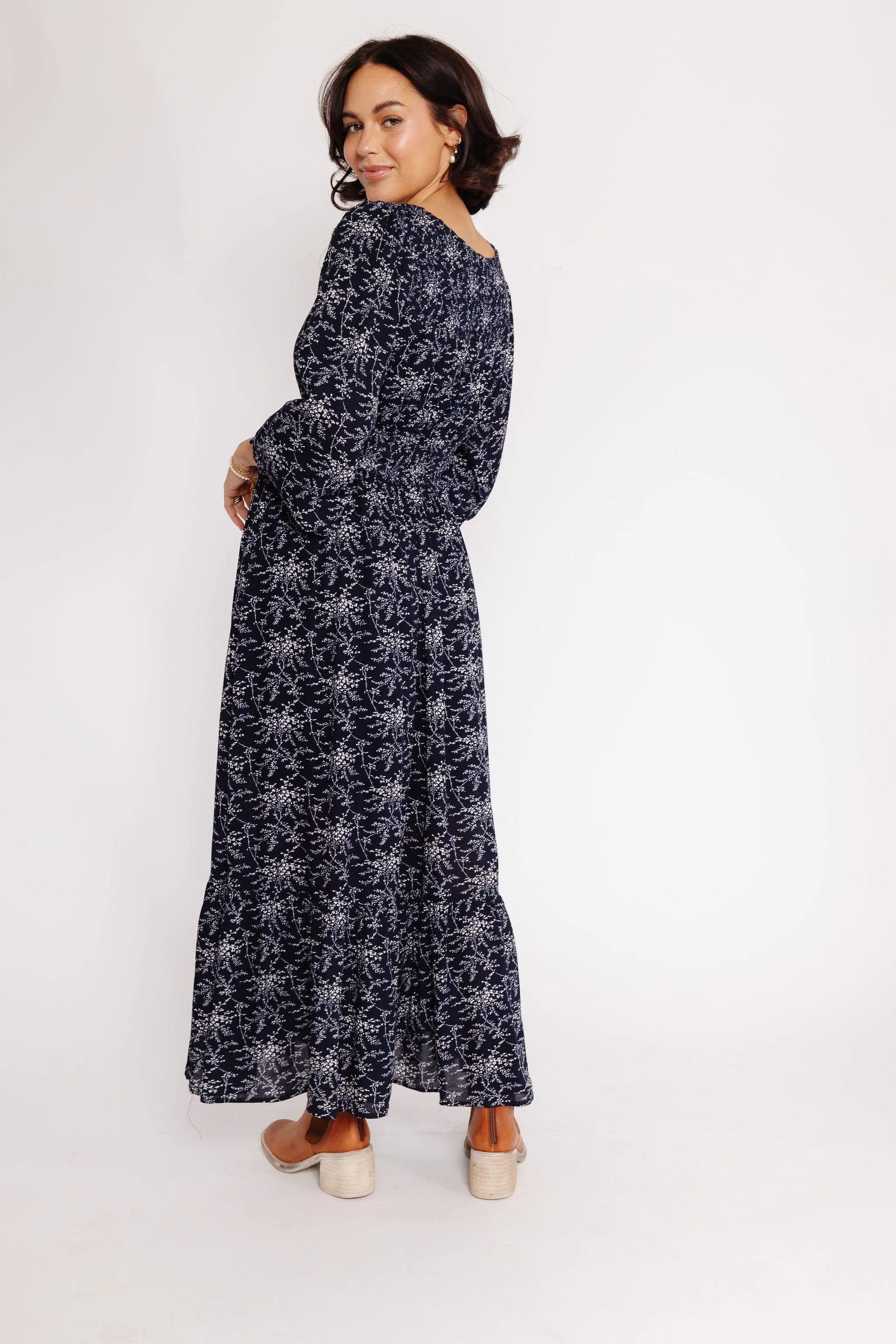 Sabel Dress in Midnight