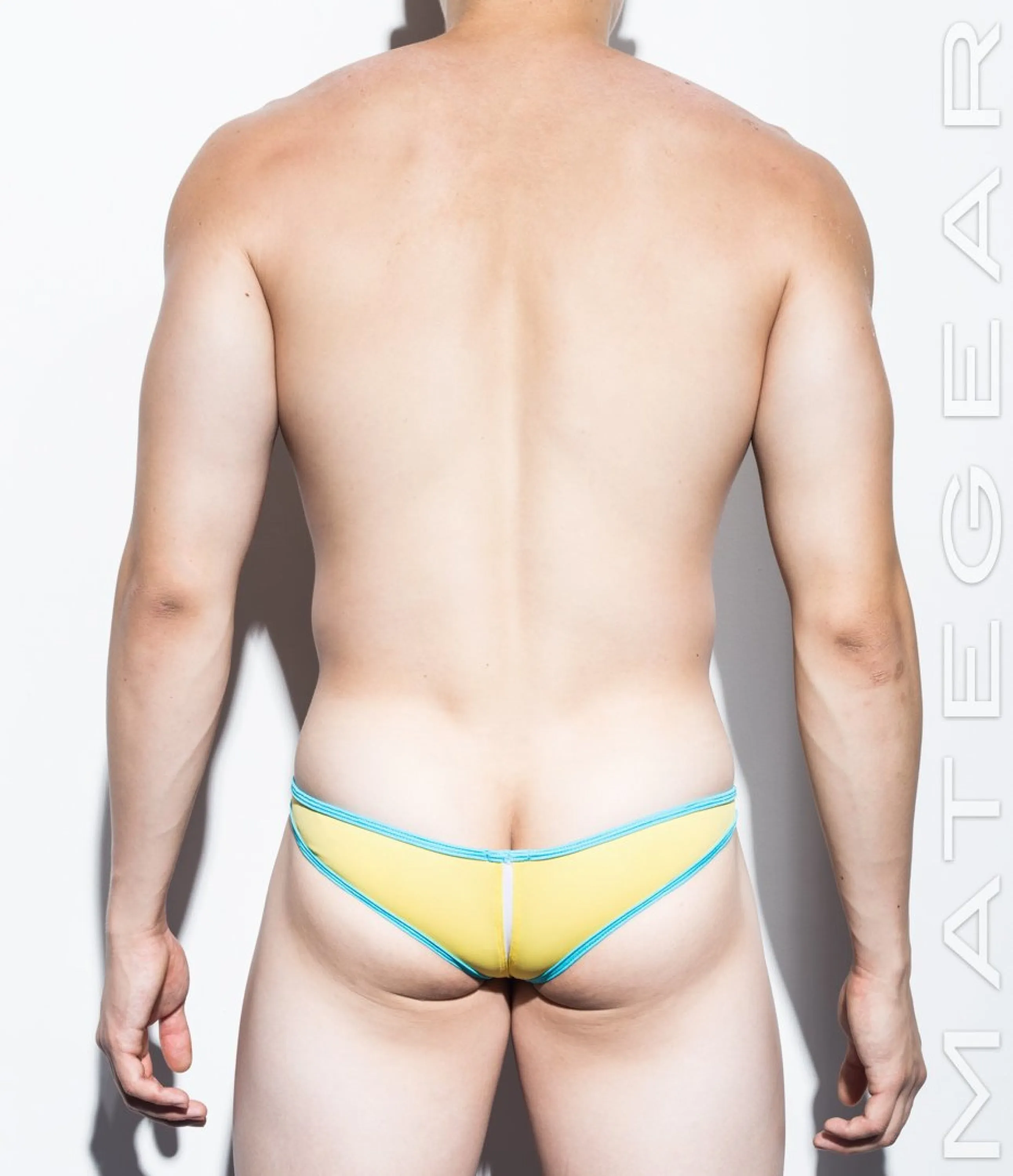 Sexy Men's Swimwear Ultra Swim Pouch Bikini - Min Hoon (Mesh Front / Half-Back)