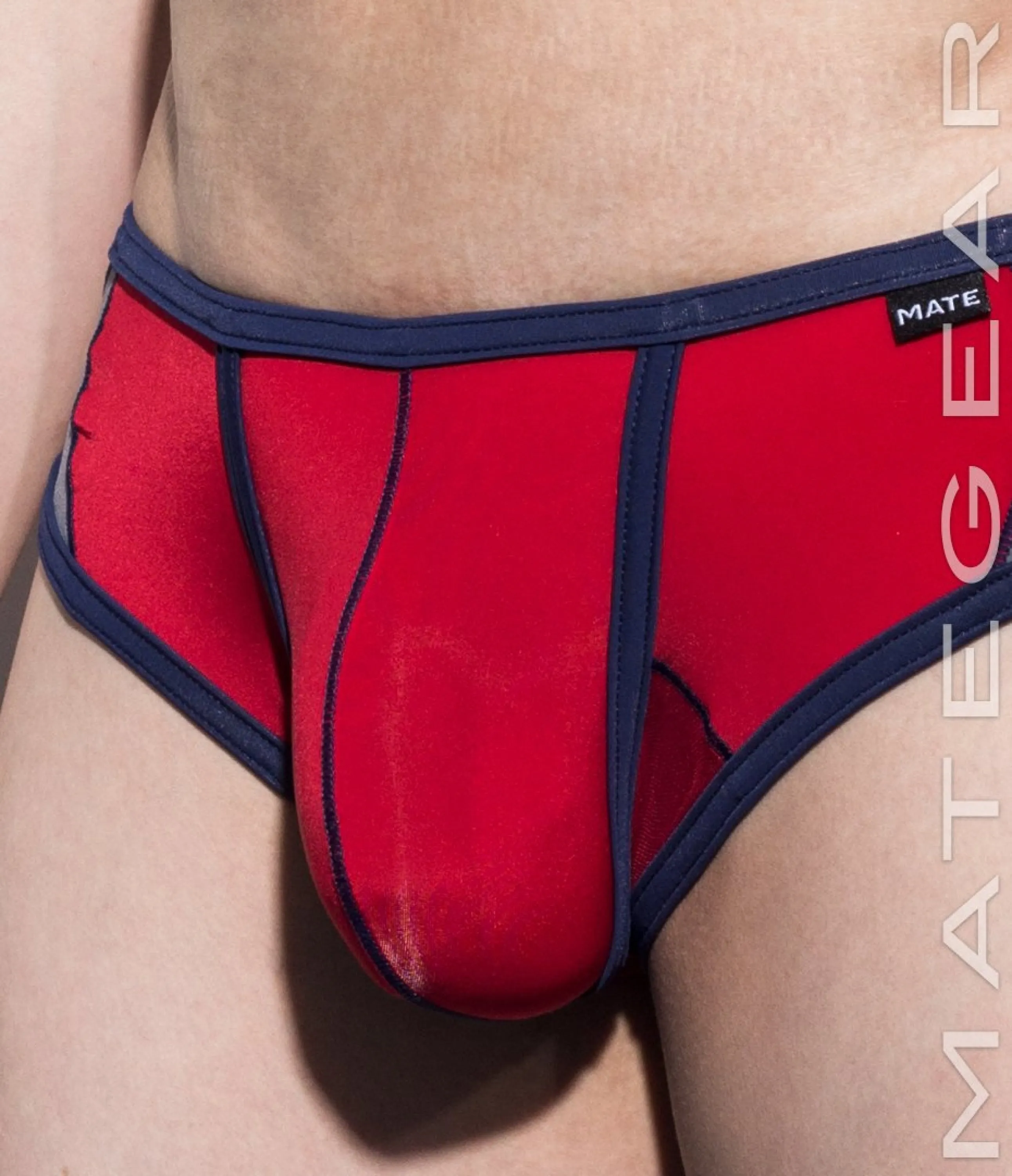 Sexy Men's Underwear Very Sexy Ultra Squarecut Trunks - Ji Su III (Ultra Thin Nylon / Mesh Bottom Panels)