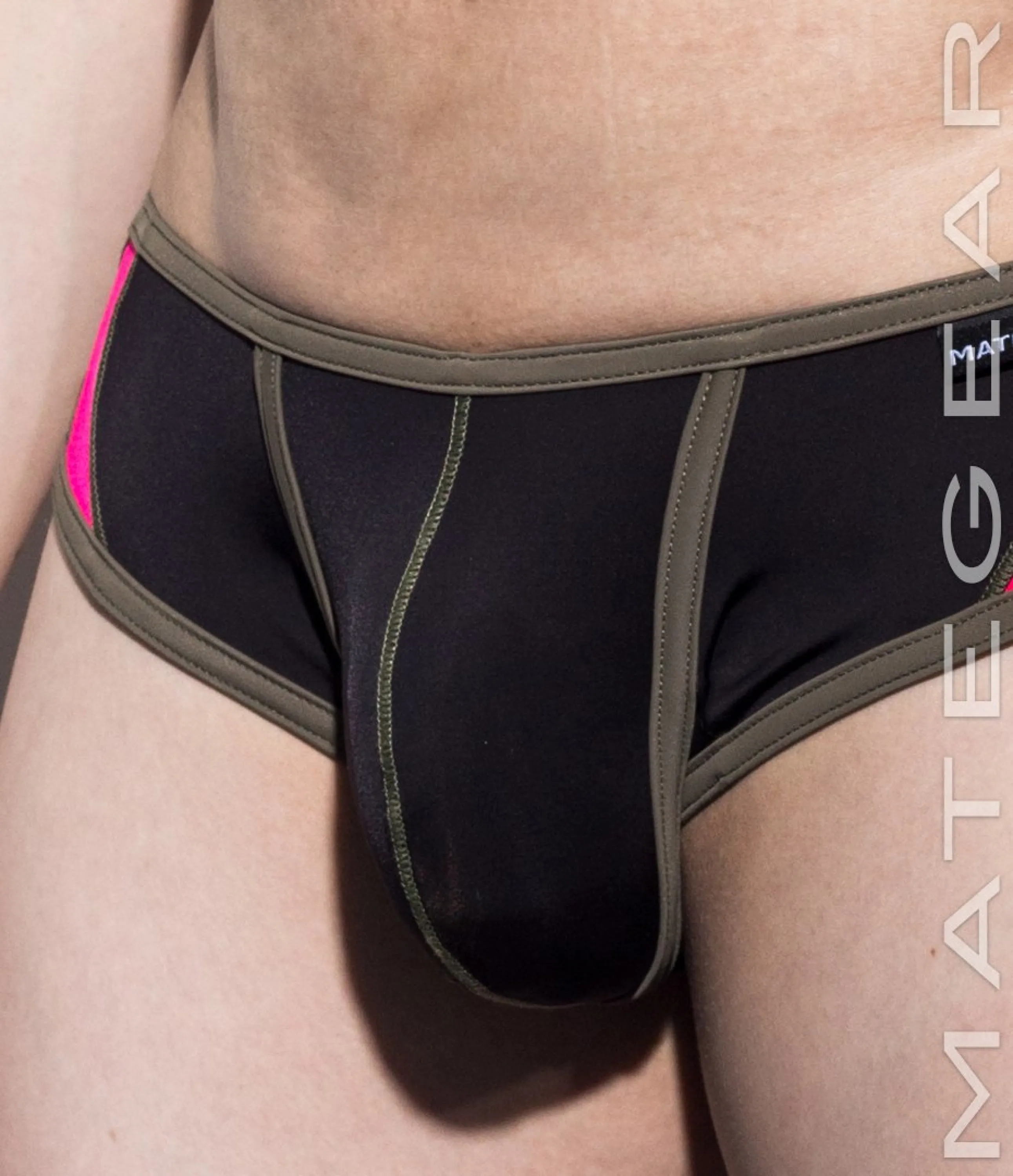 Sexy Men's Underwear Very Sexy Ultra Squarecut Trunks - Ji Su III (Ultra Thin Nylon / Mesh Bottom Panels)