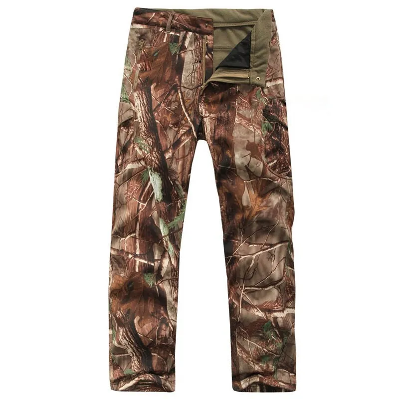 Shark Skin Softshell Tactical Military Camouflage Pants Men