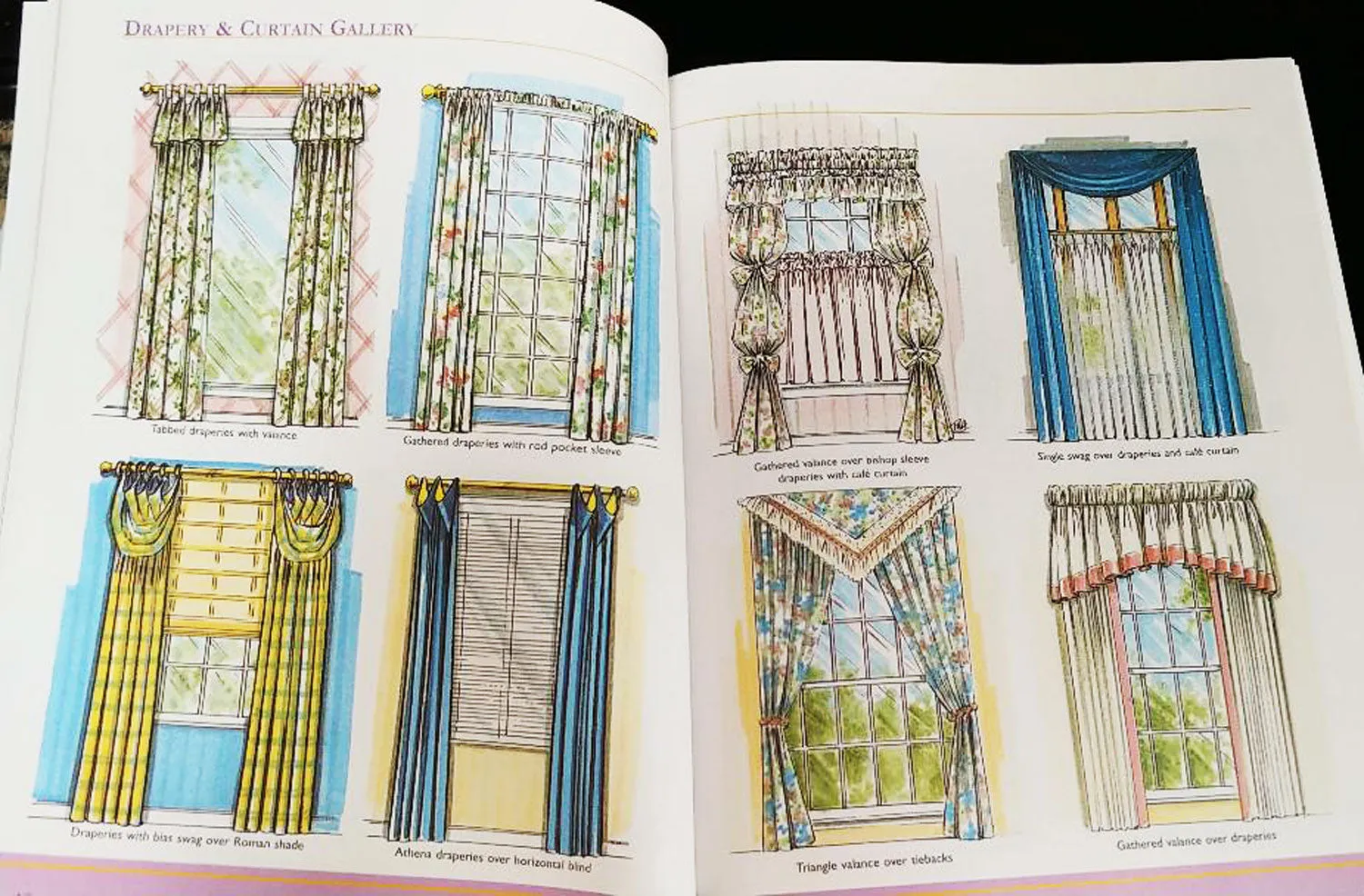 SOLD - NEW - THE ENCYCLOPEDIA OF WINDOW FASHIONS BOOK - PERFECT FOR THE INTERIOR DESIGNER IN YOU!