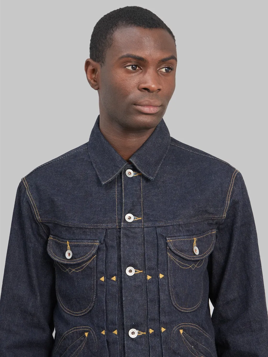 Stevenson Overall Stockman SM1 Jacket Indigo