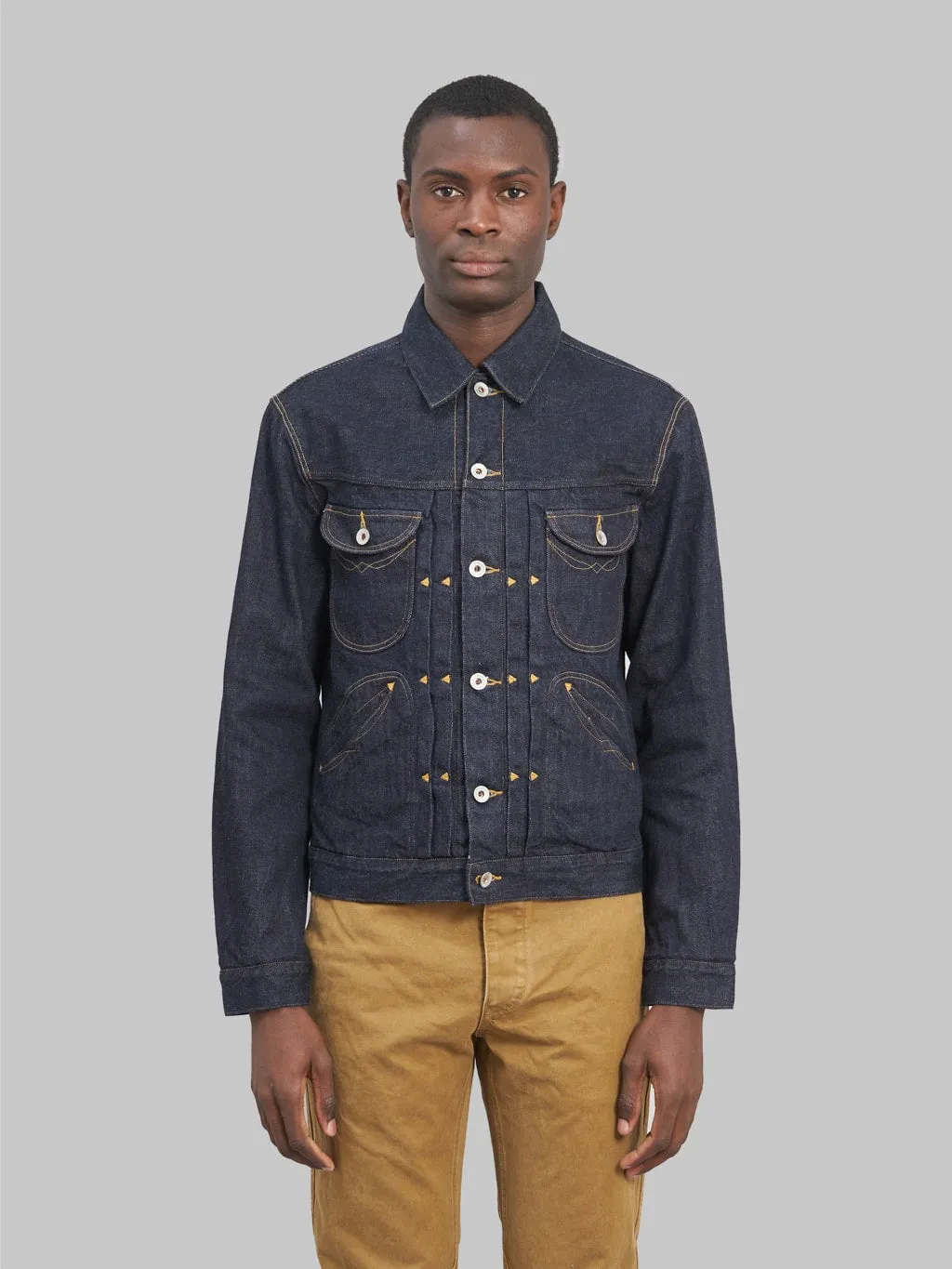 Stevenson Overall Stockman SM1 Jacket Indigo