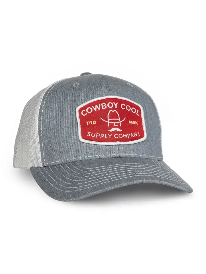 The Buckle Hat- Heather Grey- Cowboy Cool