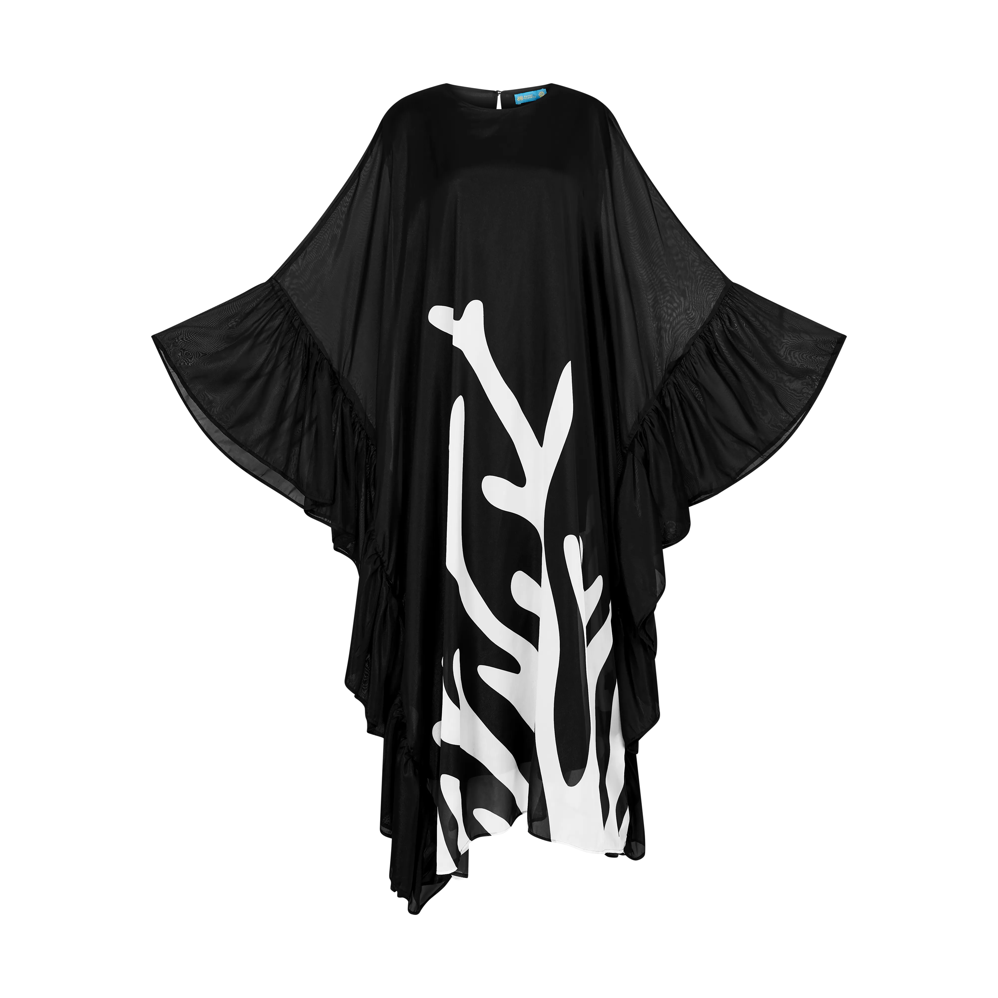 THE CORALIA LUCAYES KAFTAN-BLACK