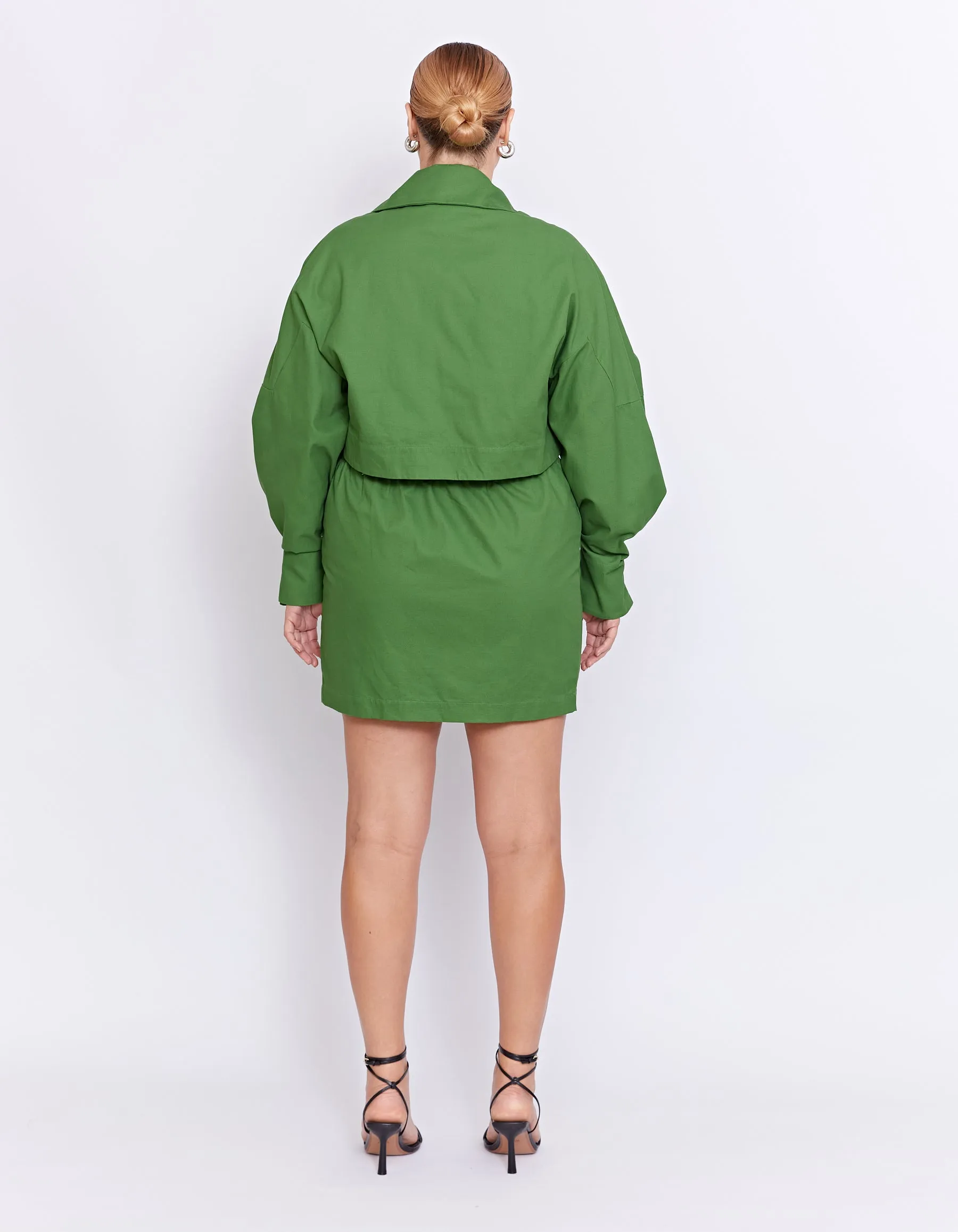 THE MONROE TRENCH DRESS | LEAF