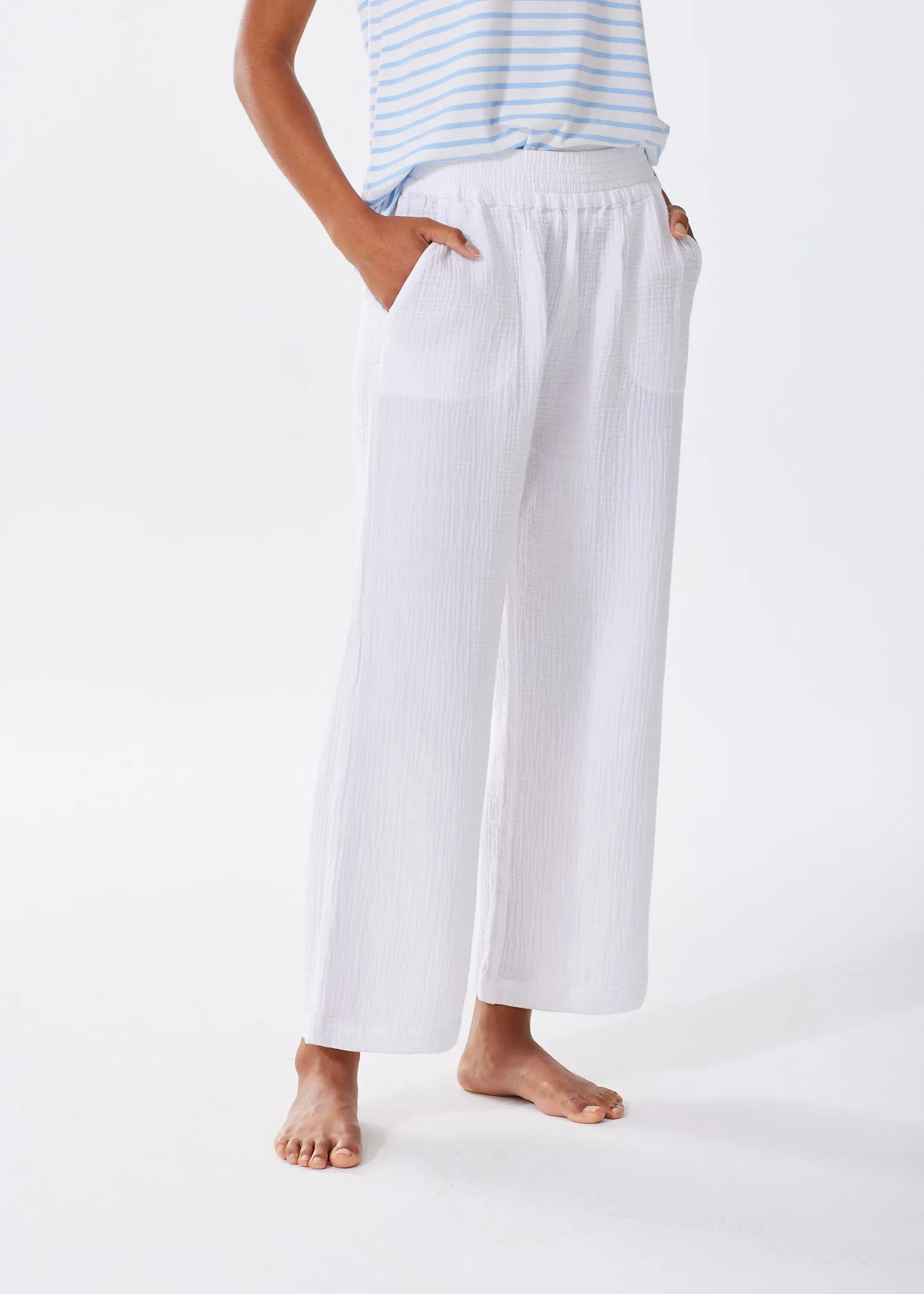 The Organic Cotton Cloud Pant - Double Gauze