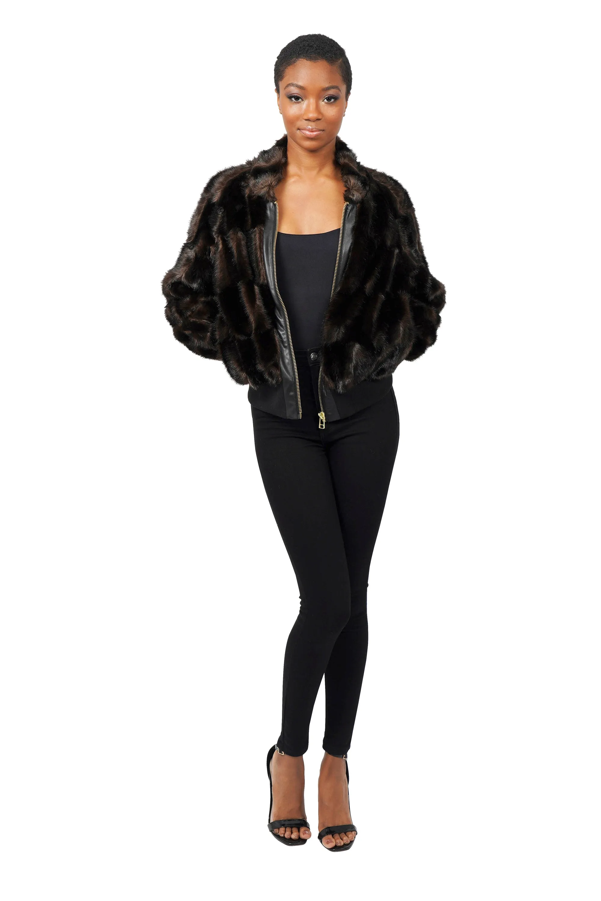 Tina Faux Fur Bomber Jacket