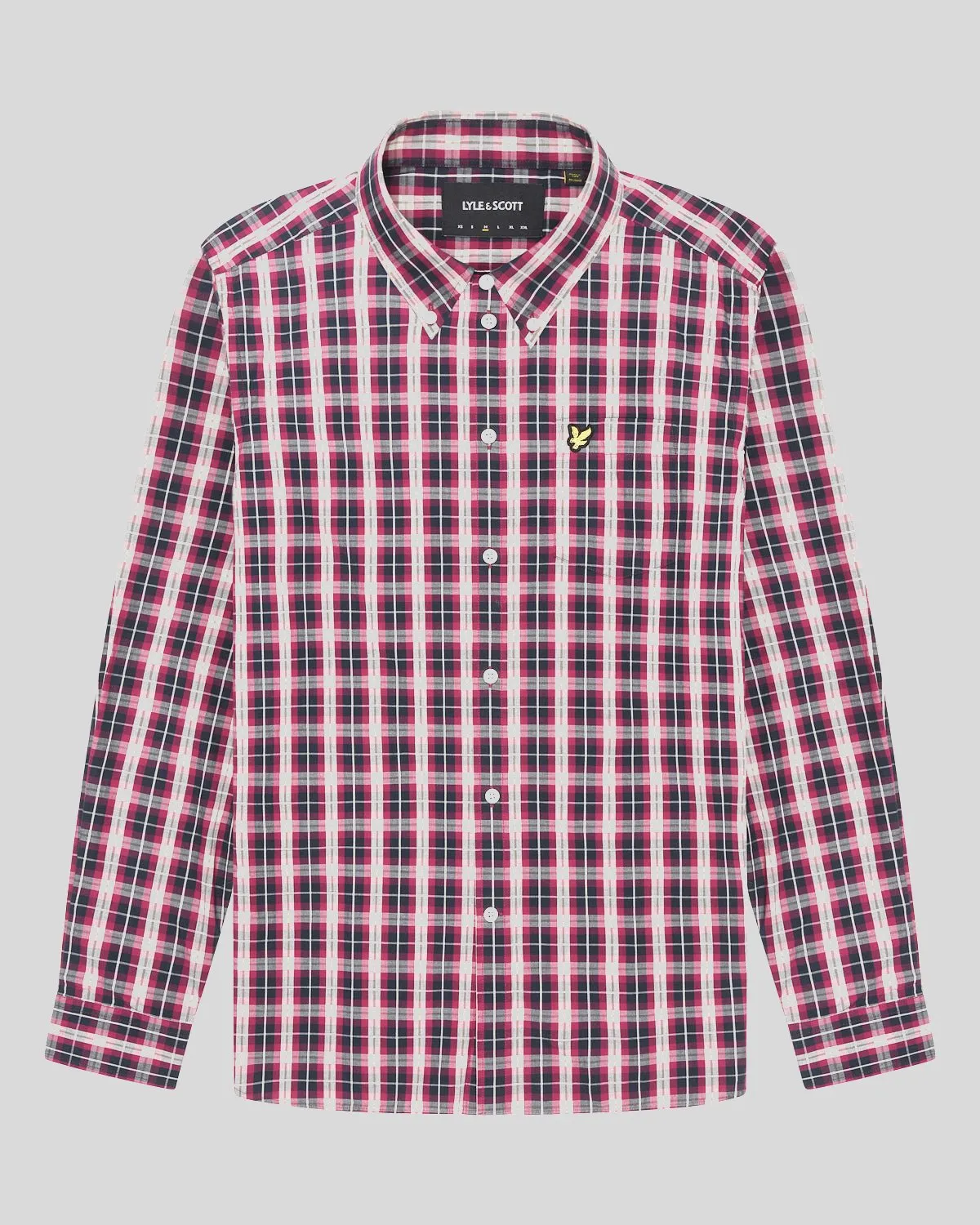 Washed Check Poplin Shirt