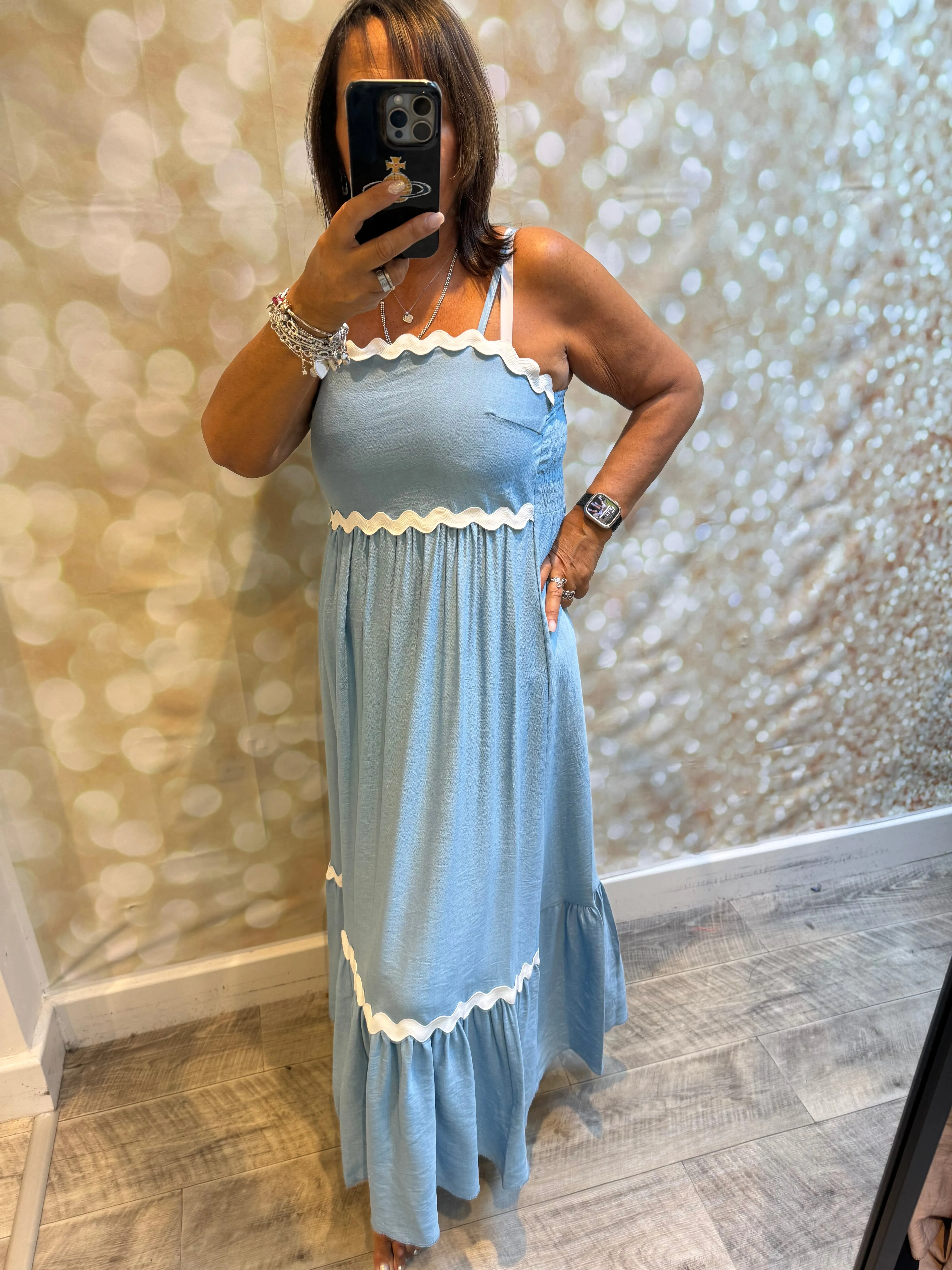 Wave Maxi Sundress