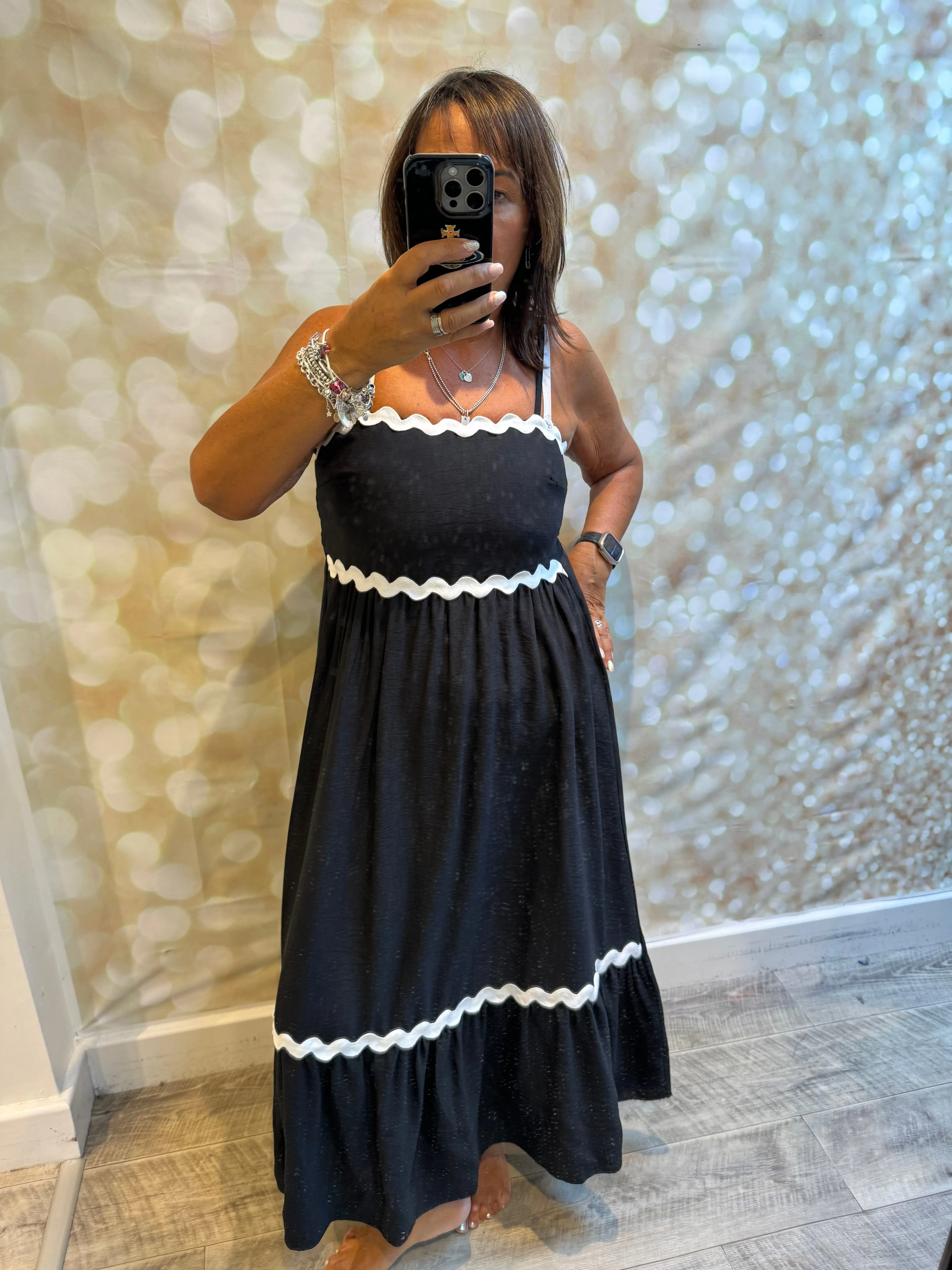 Wave Maxi Sundress