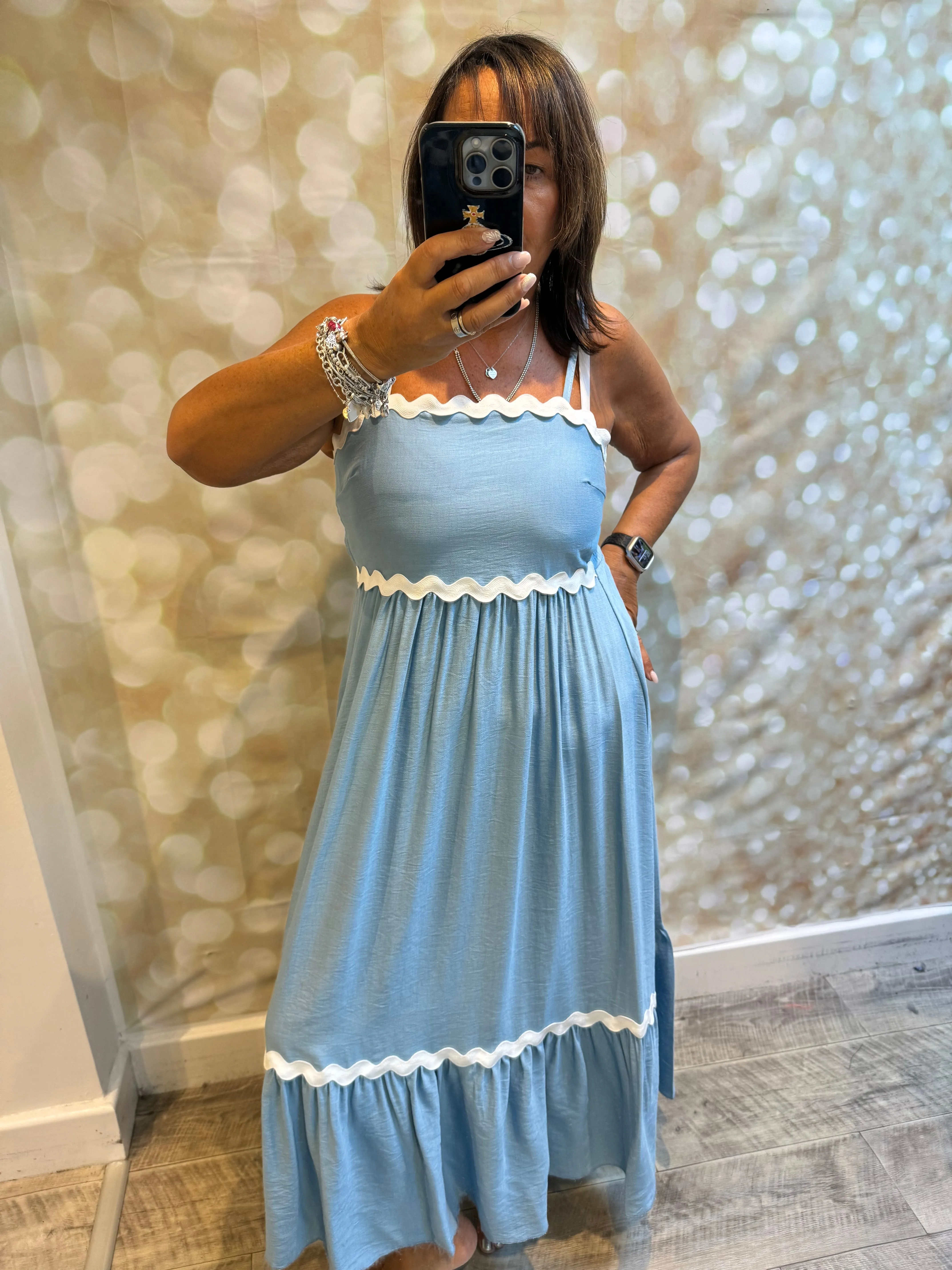 Wave Maxi Sundress