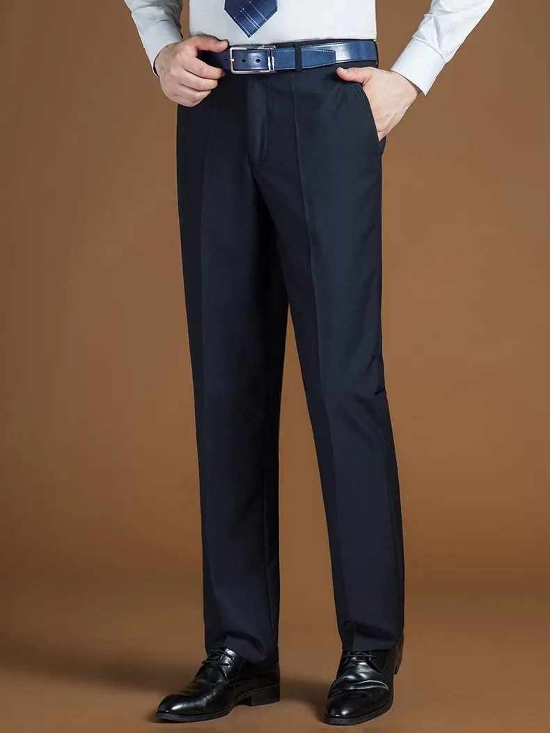 West Louis™ Classic Regular Fit Office Formal Long Trousers