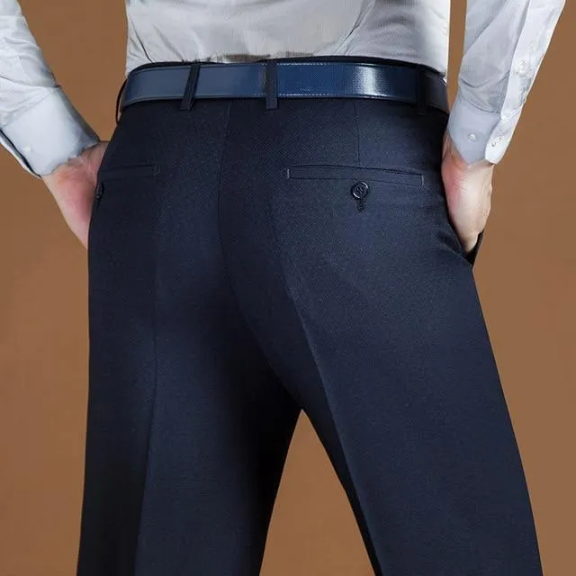 West Louis™ Classic Regular Fit Office Formal Long Trousers