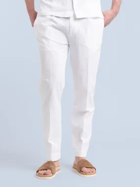 White Cotton Weiss Trouser