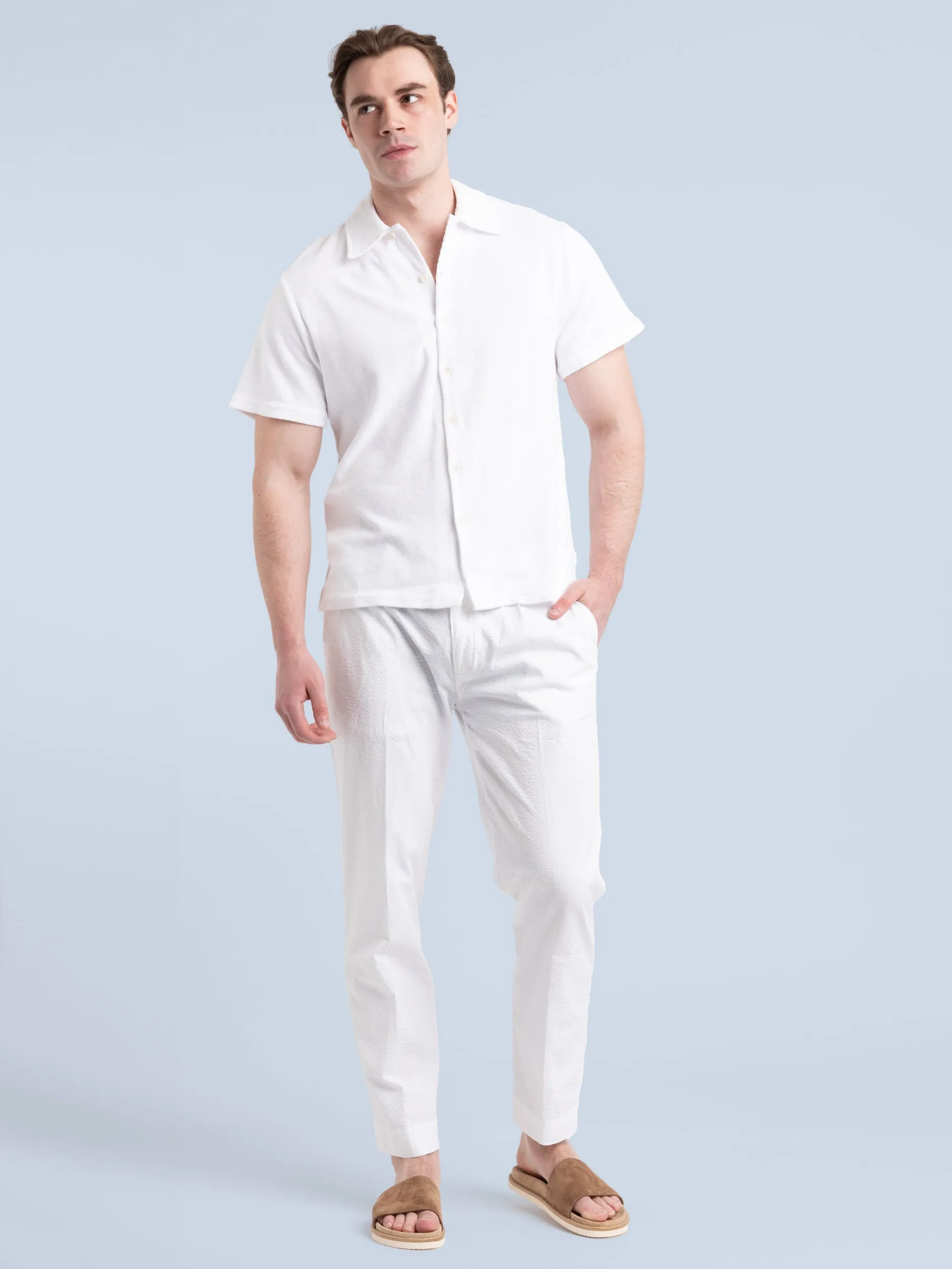 White Cotton Weiss Trouser