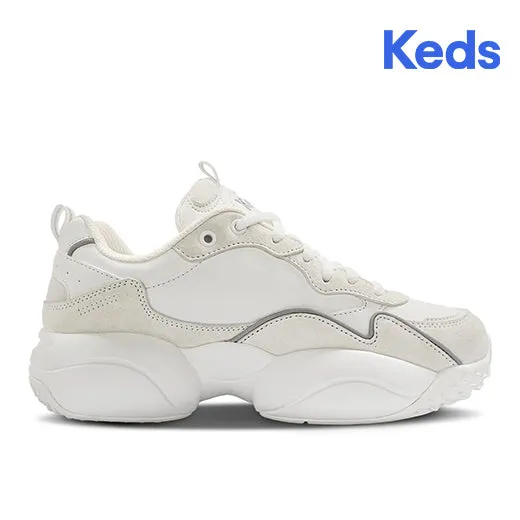 Women's Bounce Sneaker White/Silver (KC68167)