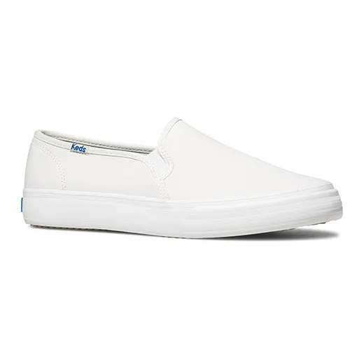 Women's Double Decker Leather White (WH59799)