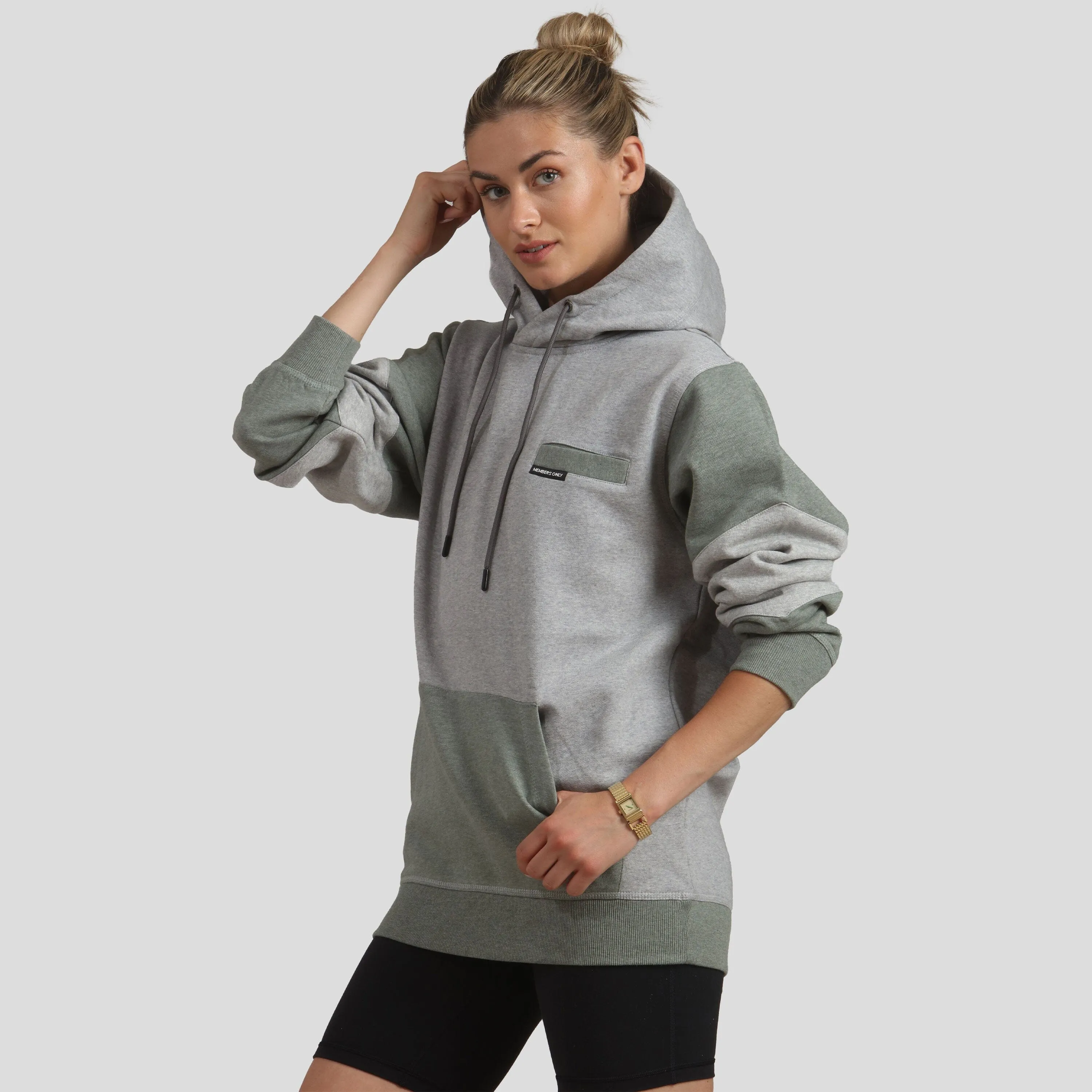 Women's Drew Colorblock Oversized  Hooded Sweatshirt